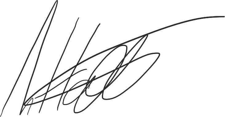 Unterschrift von Max